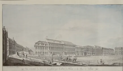 Aspect ouest de la Wilhelmsplatz, vers 1773